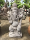Ganesha aus Lavagestein Stehend